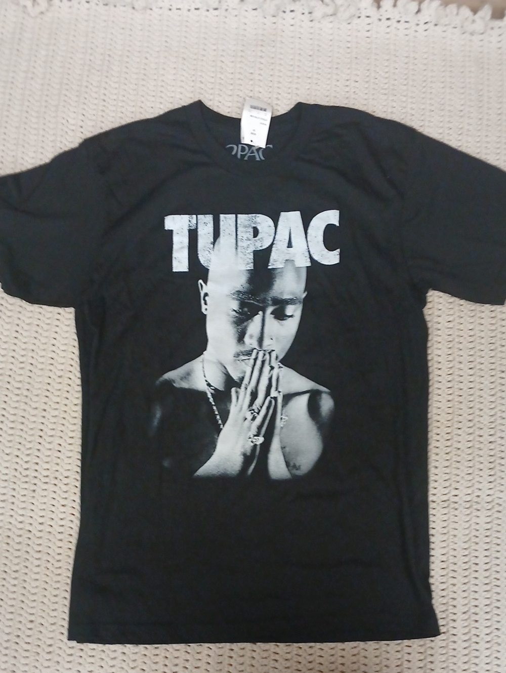 Tupac Black Graphic Tee - Classic Men’s Shirt